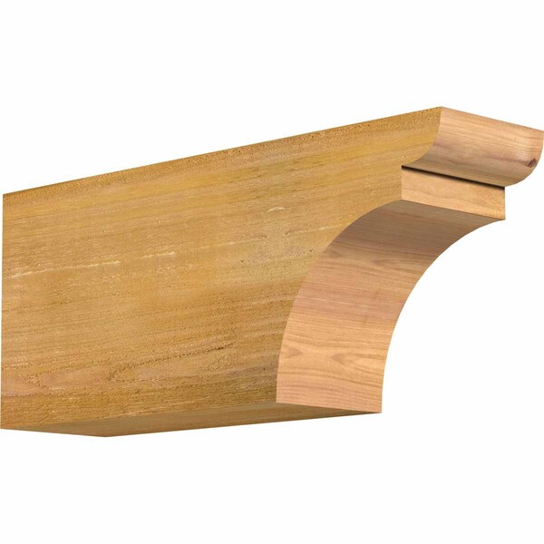 Ekena Millwork Yorktown Rough Sawn Rafter Tail, Western Red Cedar, 6"W x 10"H x 24"L RFT06X10X24YOR00RWR - main